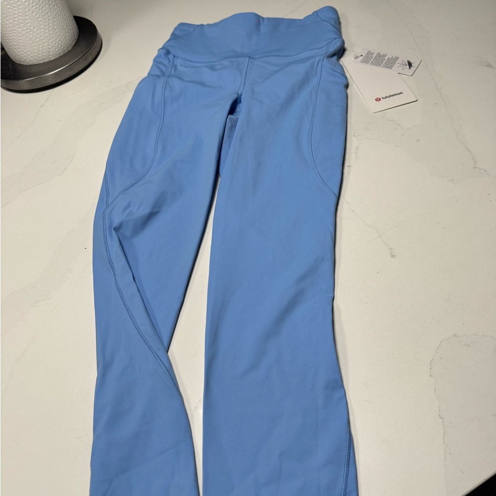 Lululemon Athletica Sky Blue Tights - Picture 3 of 11